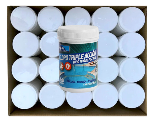 Cloro Tabletas Piscina Triple Accion 20kilos /forcecl