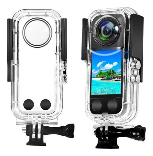 Caixa Estanque Waterproof Case 40m Para Câmeras Insta360 X3