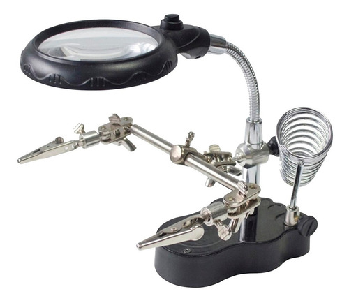 Lupa Led Portacautin Con Soporte