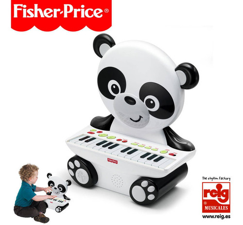 Piano Panda 32 Keys Instrumento Infantil Fisher Price (2522)