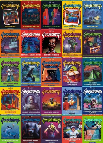 Coleção Goosebumps 25 Livros | Frete grátis