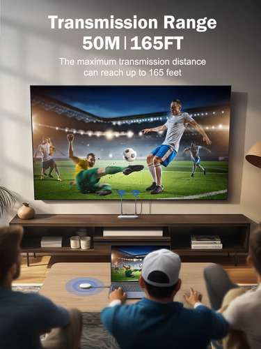 Extensor Hdmi Sem Fio Par Completo Com Transmissor Receptor