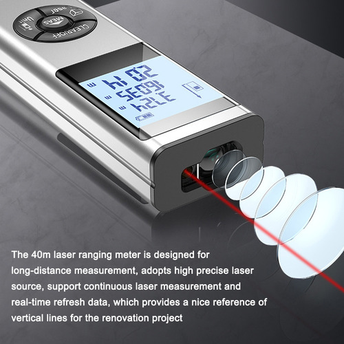 Laser Distance Meter Volume Rangefinder Area Lcd