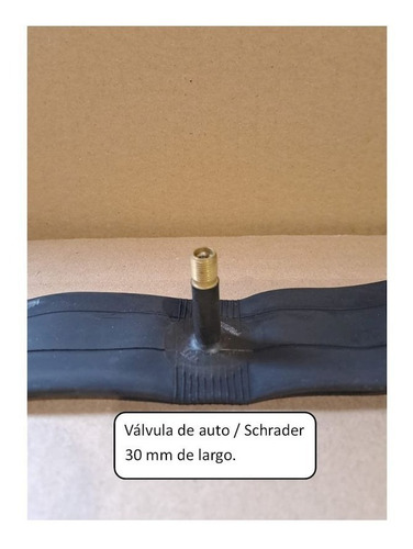 Imagen 3 de 8 de Camara Para Bicicletas Aro 16 Valvula De Auto / Schrader