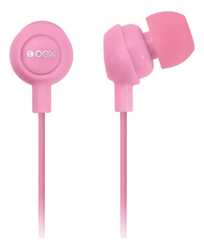 Fone De Ouvido Intra Auricular Oex Fn100 Rosa