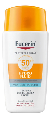 Eucerin Protector Solar Facial Hydro Fluid Fps50+ 50 Ml