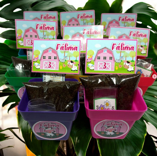 Souvenir Kit Educativo,maceta Y Semillas Oferta! N8 X 50 U.