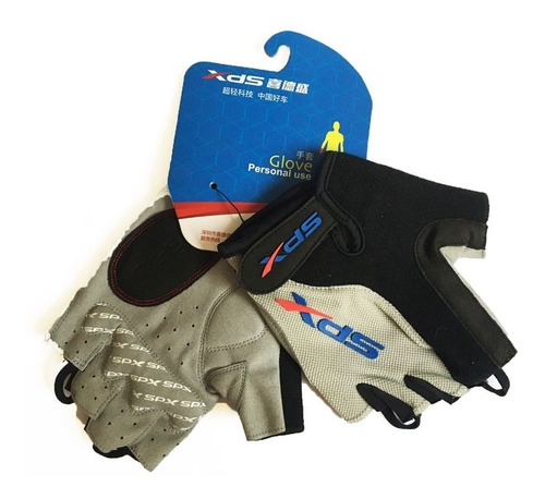 Guantes Ciclismo Xds Rápida Extrac. Gel Malla Y Secado Gris