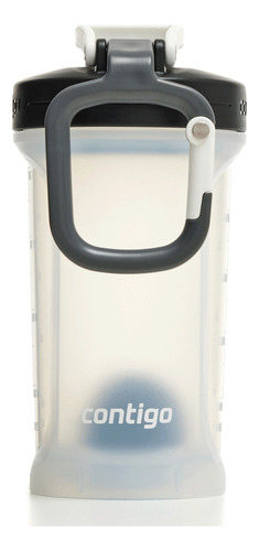 Shaker Contigo 20 Oz (591 Ml) Azul Y Blanco Con Sujetador