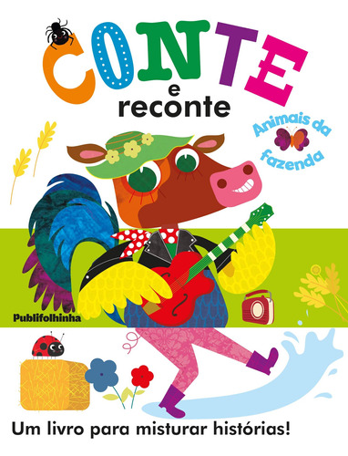 Animais da fazenda - conte e reconte, de Catt, Helen. Editora Distribuidora Polivalente Books Ltda, capa dura em português, 2019