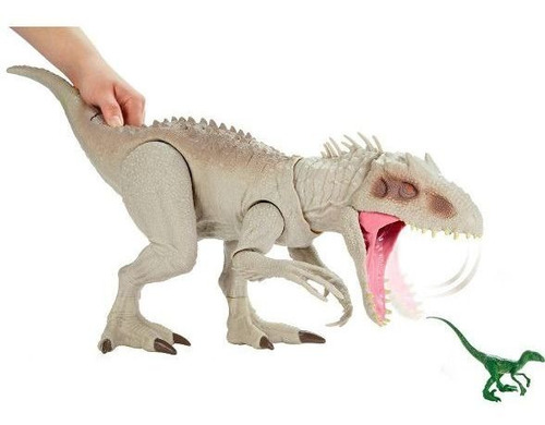 Imagen 2 de 5 de Indominus Rex Jurassic World C/sonido Luz Dinosaurio Mattel