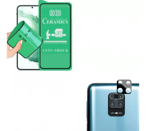 Mica Cerámica Hd + Mica Cámara Para Xiaomi Note 9/ 9pro/ 9s