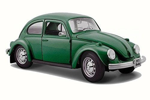 Volkswagen Beetle 1973 Verde Maisto 31926 124 Scale Diecast