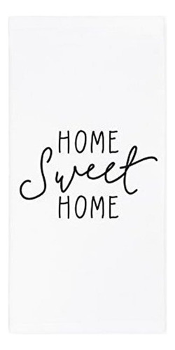 El Algodón Y Lona Co. Home Sweet Home Suave Y Absorbente To