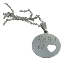 Comprar Cadena Y Dije Dia Del Maestro, Seño Te Amo, Integradora, Etc