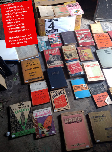 Coleccion Libros Circuitos De Radio Catalogos - Consulte- (Usado)