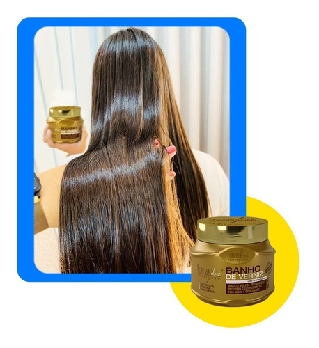 Imagem 4 de 5 de Forever Liss Banho De Verniz Brilho Extremo Hidratação 250g