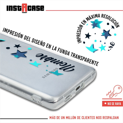 Funda Para Galaxy Estrellas Personalizada Con Tu Nombre