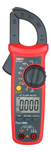 Pinza Amperimétrica Digital Uni-t Ut202+ True Rms Ncv