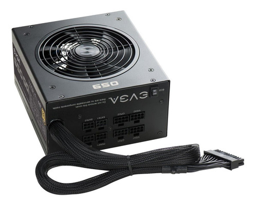 Imagen 2 de 4 de Fuente de poder para PC Evga GQ Series 650 GQ 650W black 100V/240V