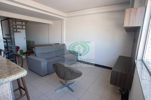 Imagem 2 de 16 de Cobertura À Venda, 90 M² Por R$ 585.000,00 - Estuário - Santos/sp - Co0226