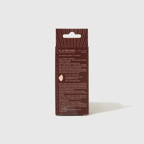 Esponjinha Mari Saad Flat Blend + Esponja Sister Blend Kit