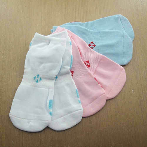 Imagem 3 de 3 de Kit 3 Meias Feminina