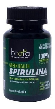 Spirulina Green Health 500 Mg.