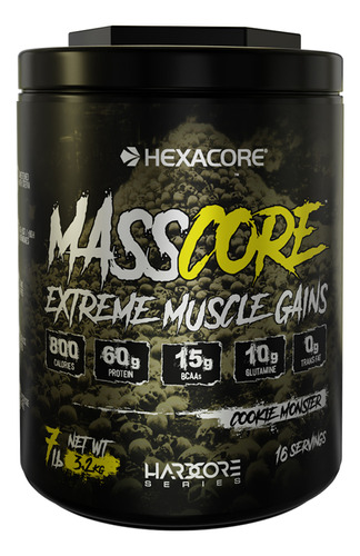 Masscore Extreme Muscle Gains 7 Lb - Hexacore