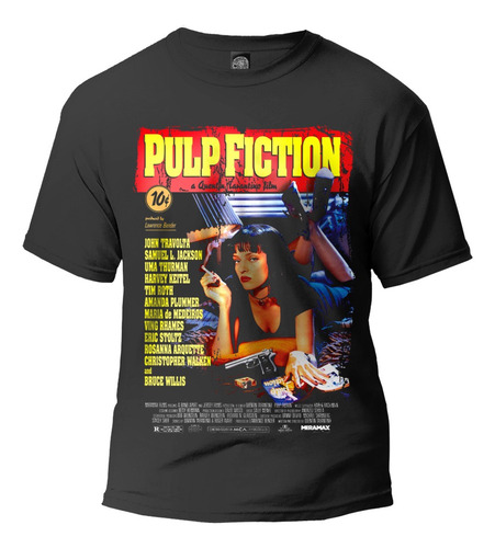 Playera Pulp Fiction B Tarantino Mia Wallace