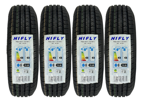 Kit 4 Pneus Hifly 175/70r14 84t Hf261 Saveiro Strada Montana