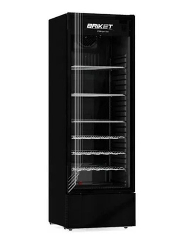 Heladera Exhibidora Vertical Briket Master 4300 Black 417lts