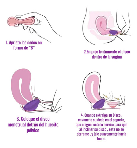 Aneercare Disco Menstrual + Copa Alta Comodidad Y Protección Rosa Las 2 L