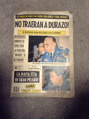 Revista Alarma Arturo Durazo