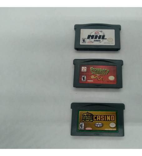 Kit 3 Jogos Game Boy Advance Original Nintendo Nhl 2002