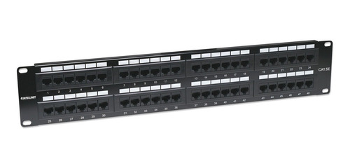 Panel De Parcheo Intellinet Cat5e 2u 48 Puertos