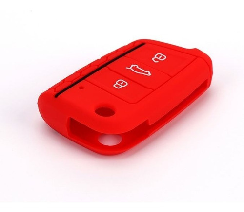 Silicona Key Cover Volkswagen Golf Rojo