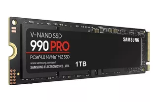 Unidad De Estado Sólido Samsung 990 Pro Pci-e 4.0 Nvme - 1tb Color Negro