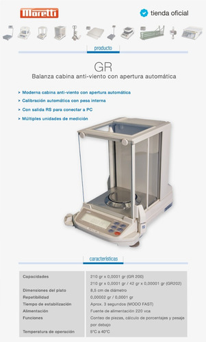 Balanza De Alta Precision And Gr200 210 Gr X 0,1 Mg