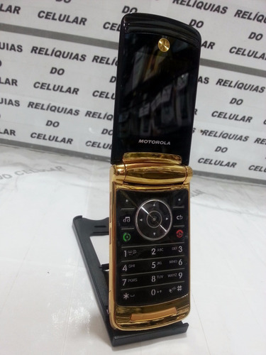 Celular Motorola V8 Gold Luxo Lindo Fliper Original Reliquia