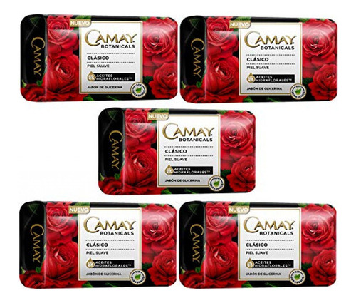 Jabon En Barra Jabon Camay Clasico 5 Barras X 150g