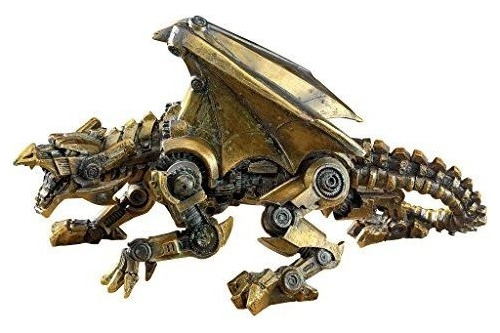 Cl6610 Steampunk Gothic Gear Dragon Estatua Bronce