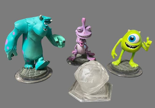 Disney Infinity Monster Inc Sullivan Mike Wazowski Y Randall