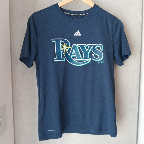 Remera Adidas Azul Con Estampa (Usado)