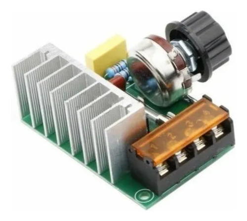 Regulador Hemmel Velocidad Potencia 4000w 220v Variador Dimmer Scr Para Amoladora, Taladro, Pulidora, Sierra Y Equipos Con Motor Universal