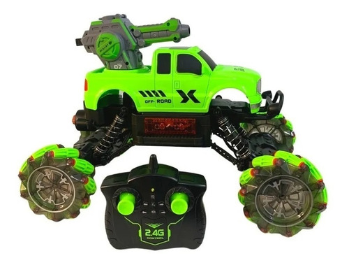 Carro De Carreras Robot Transformers Recargable Stunt Car