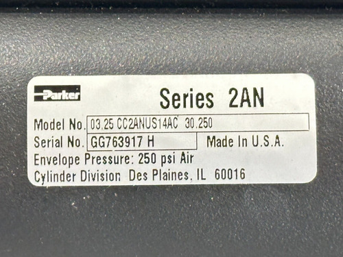 Parker 03.25 Cc2anus14ac 30.250 Series 2an Cylinder 3.25 Bbf