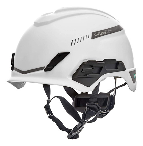 Helmet With Fa Trac Pivot Ratchet Suspension Tri Vent White