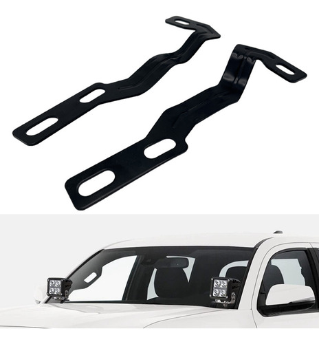 Led Light Pod Metal Hood Mount Bracket Kit Ditch Hood Light
