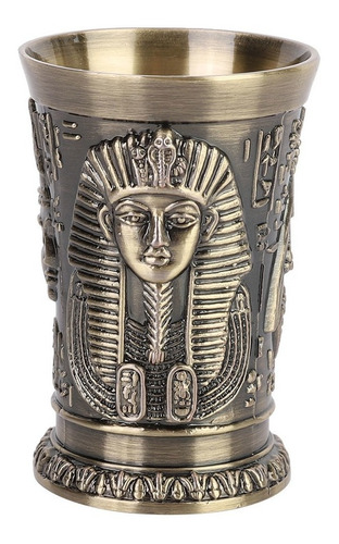 Copa De Vino De Estilo Egipcio Vintage, Copa De Metal, Arte